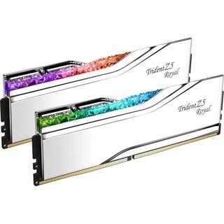48GB G.Skill Trident Z5 Royal RGB Silber DDR5-8200 DIMM CL40 Dual Kit