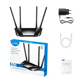 Cudy Drahtloser Router LT400 EU Wi-Fi 300 Mbps 2.4 GHz 4G LTE SIM