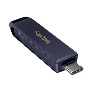 256GB SanDisk iXpand Phone Drive USB-C Metal Sky