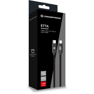 (&euro;9,92*/1m) 1.20m Conceptronic USB-C Anschlusskabel USB 3.0 USB