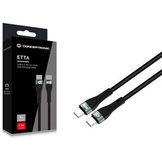 (&euro;6,58*/1m) 1.20m Conceptronic USB-C Anschlusskabel USB 3.0 USB