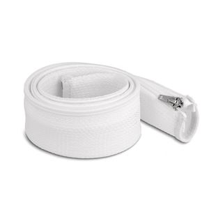 Delock 1.00m Geflechtschlauch 50mm Weiß