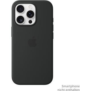 APPLE 16 PRO SILICONE CASE WITH MAGSAFE - BLACK