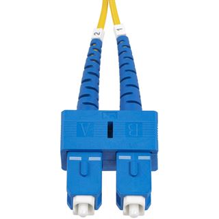 5.00m Startech LWL Verlegekabel OS2 SC Stecker auf SC Stecker Gelb