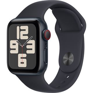 Apple Watch SE GPS + Cellular 40mm Midnight Aluminium Case with