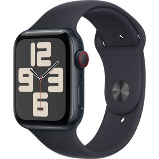 Apple Watch SE GPS + Cellular 44mm Midnight Aluminium Case with