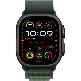 Apple Watch Ultra 2 GPS + Cellular 49mm Black Titanium Case with Dark