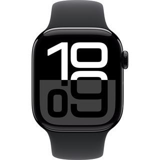 Apple Watch Series 10 GPS + Cellular 42mm Jet Black Aluminium Case