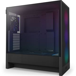 NZXT H5 Flow RGB (2024) Midi Tower ohne Netzteil schwarz