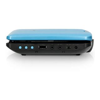Lenco DVP-910 9" DVD-Player portabel m. Kopfhörer blau