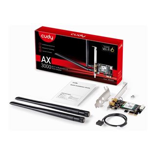 Cudy WE3000 Netzwerkkarte Eingebaut WLAN / Bluetooth 2400 Mbit/s