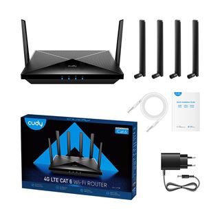 Cudy LT700 WLAN-Router Gigabit Ethernet Dual-Band (2,4 GHz/5 GHz) 4G