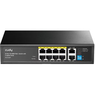 Cudy FS1010P Netzwerk-Switch Fast Ethernet (10/100) Power over