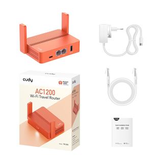 Cudy AC1200 WLAN-Router Schnelles Ethernet Orange