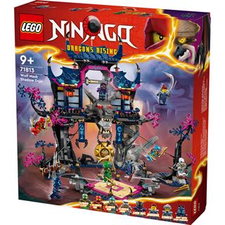 LEGO NINJAGO 71813 Wolfsmasken-Dojo, Ninja-Spielzeug mit 8 Minifiguren