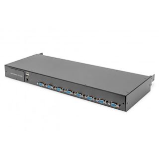 DIGITUS Modulare 48,26cm 19Zoll HD TFT Konsole mit 8 port KVM RAL