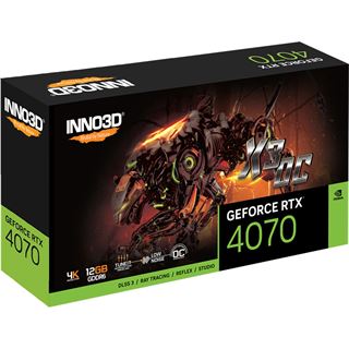 12GB INNO3D GeForce RTX 4070 X3 OC GDDR6 3xDP 1xHDMI