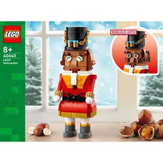 LEGO Iconic 40640 Nussknacker, weihnachtliches Bauset für Jungen