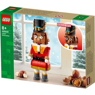 LEGO Iconic 40640 Nussknacker, weihnachtliches Bauset für Jungen