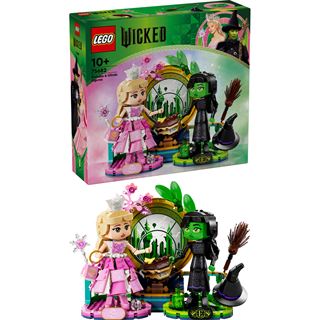 LEGO Wicked 75682 Elphaba und Glinda, Fantasy-Spielzeug mit
