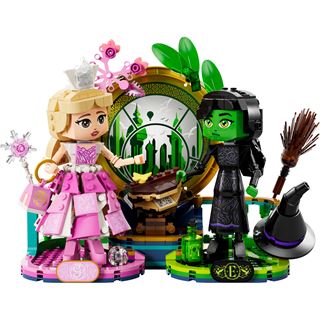 LEGO Wicked 75682 Elphaba und Glinda, Fantasy-Spielzeug mit