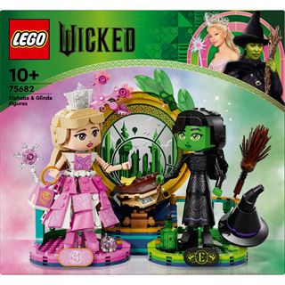 LEGO Wicked 75682 Elphaba und Glinda, Fantasy-Spielzeug mit