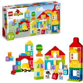 LEGO DUPLO 10935 ABC-Stadt, Lernspielzeug für Kleinkinder
