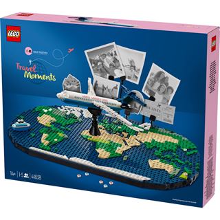 LEGO CLassic 41838 Reiseerinnerungen, Spielzeugweltkarte, Geschenk