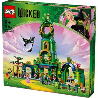 LEGO Wicked 75684 Willkommen in Emerald City Spielzeug zum Sammeln