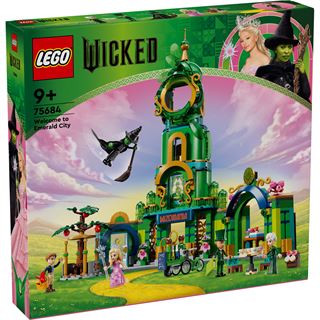 LEGO Wicked 75684 Willkommen in Emerald City Spielzeug zum Sammeln