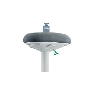 LEITZ Hocker Ergo Active 65440085 grau