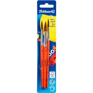 Pelikan 23 Pinsel-Set Gr&ouml;&szlig;e 8, 10, 12, 3-teilig