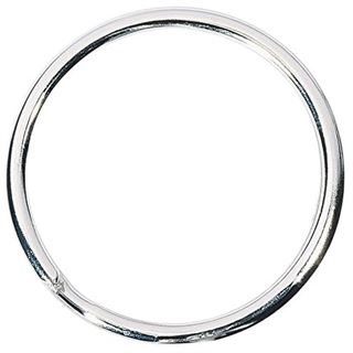 WEDO Schl&uuml;sselring silber, 100 St. 35mm