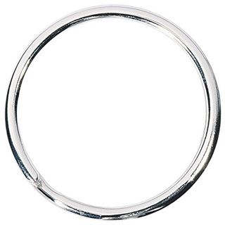 WEDO Schl&uuml;sselring silber, 100 St.