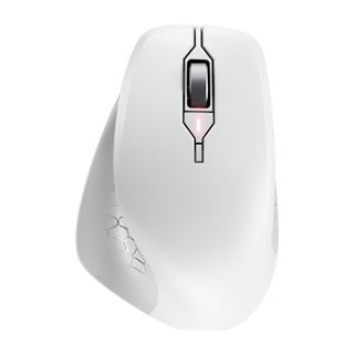 CHERRY MSW Stream Mouse Comfort 2.4 GHz und USB weiß (kabellos)