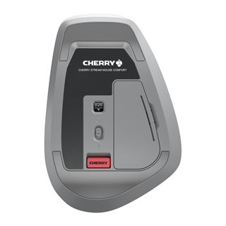 CHERRY MSW Stream Mouse Comfort 2.4 GHz und USB weiß (kabellos)