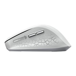 CHERRY MSW Stream Mouse Comfort 2.4 GHz und USB weiß (kabellos)