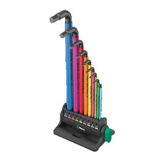 Wera 950/9 Hex-Plus Multicolour 3 Winkelschlüsselsatz metri
