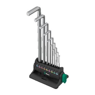 Wera 950/9 Hex-Plus 8 Winkelschlüsselsatz metrisch verchrom