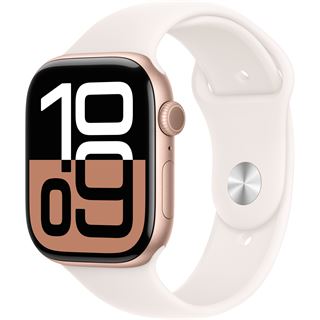 Apple Watch Series 10 GPS 46mm Rose Gold Aluminium Case with Light