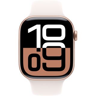 Apple Watch Series 10 GPS 46mm Rose Gold Aluminium Case with Light