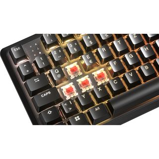 Corsair K70 CORE TKL RGB MLX RED V2 USB Deutsch schwarz