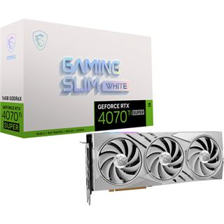 16GB MSI GeForce RTX 4070 Ti SUPER GAMING SLIM White V513-843R retail