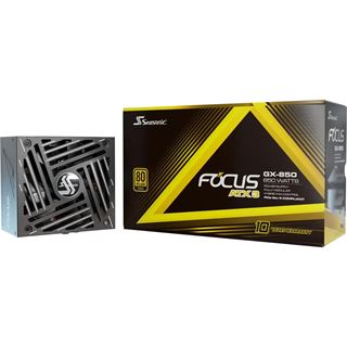 850 Watt Seasonic Focus GX-850 Modular 80+ Gold