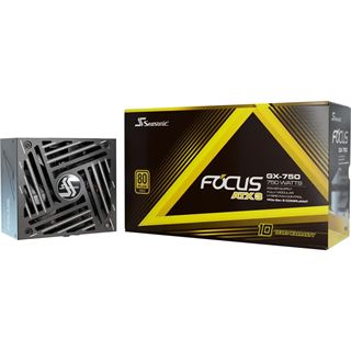 750 Watt Seasonic Focus GX 2024 GX-750 Modular 80+ Gold