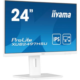24" (60,96cm) iiyama ProLite XUB2497HSU-W2 weiss 1920x1080 1x