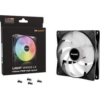 be quiet! Light Wings LX PWM High-Speed 140x140x25mm 1800 U/min 30.5