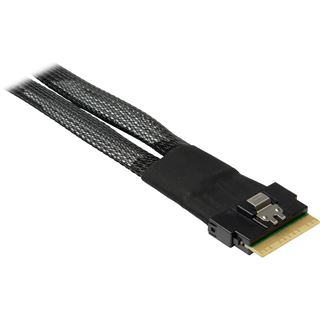 (€35,57*/1m) 0.70m Inter-Tech SAS Anschlusskabel SFF-8654