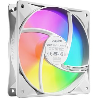be quiet! Light Wings LX PWM White 3er-Pack 120x120x25mm 1600 U/min