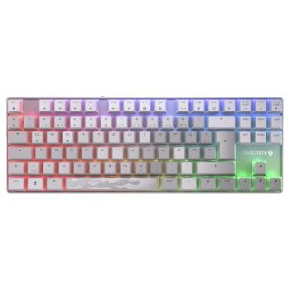 CHERRY MX 8.2 TKL MX2A RGB RED USB und Bluetooth Deutsch silber